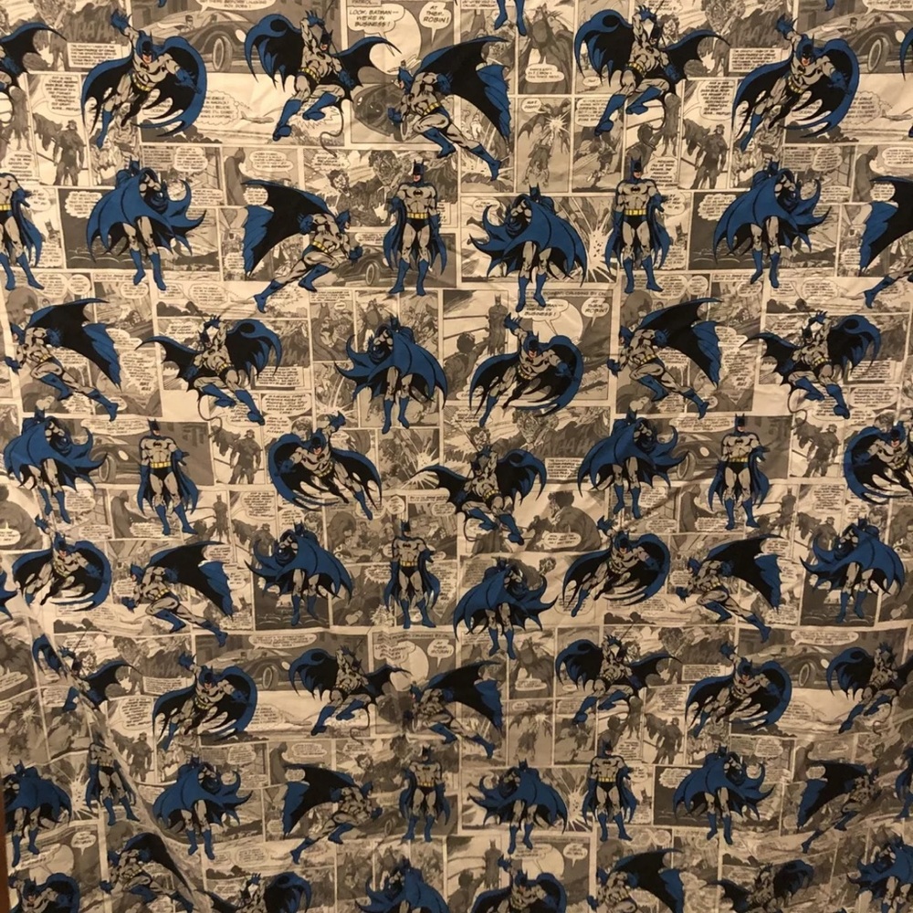 Pottery Barn Kids, Batman Comics Twin Duvet Cover, Superhero DC Comics.